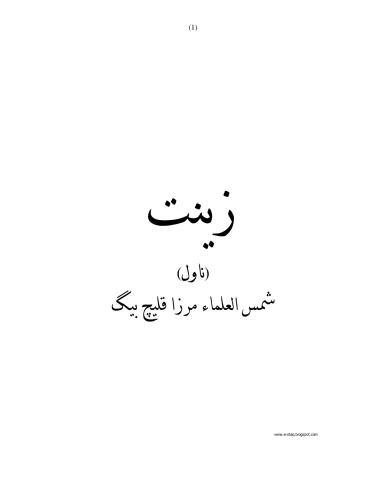 زينت ناول